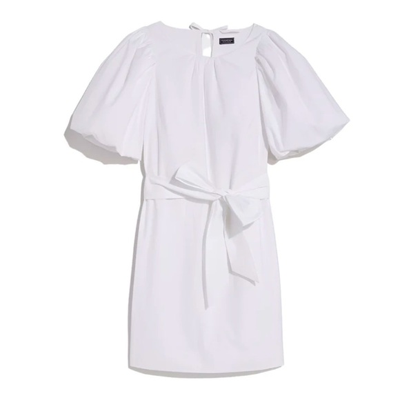 Vineyard Vines Dresses & Skirts - Vineyard Vines Women's Poplin Puff Sleeve Shift Dress in White
